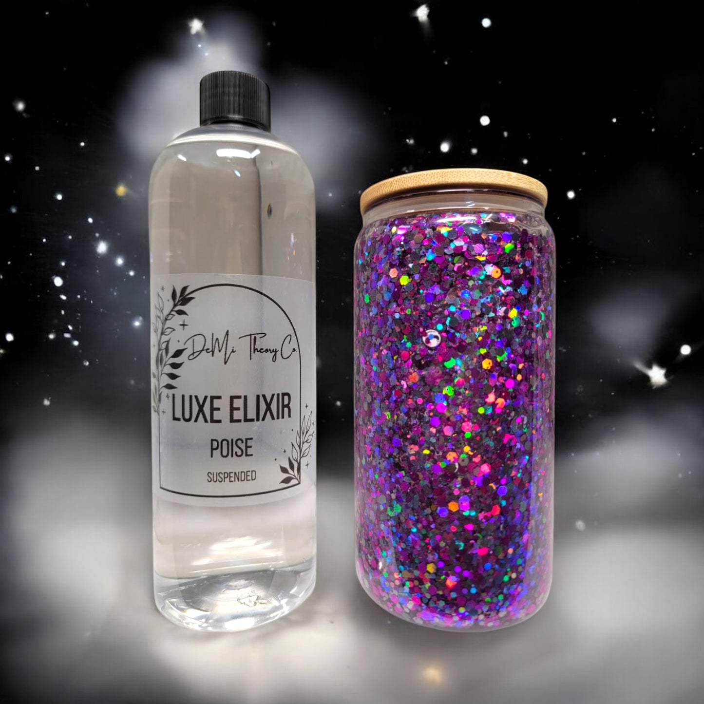 Luxe Elixir – Premium Snow Globe Tumbler Solutions